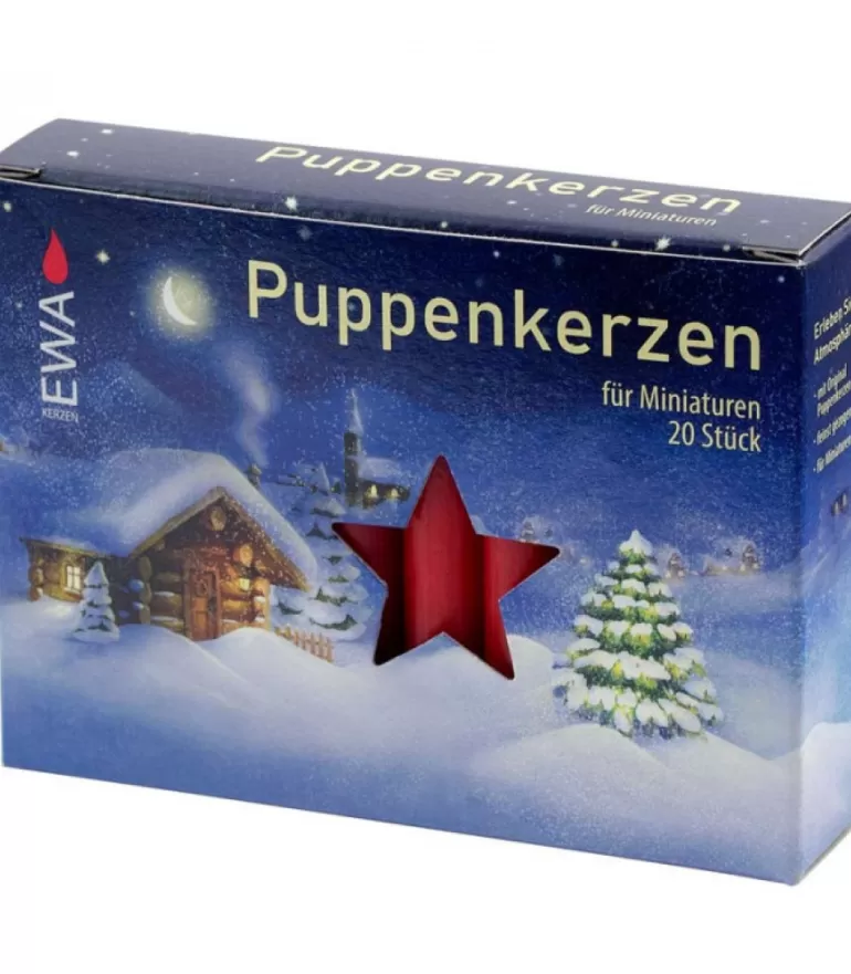 Best 20 Bougies Anniversaire, Puppenkerzen 10 Mm Bougies Pour Manège De Noël Et Pyramide Allemande