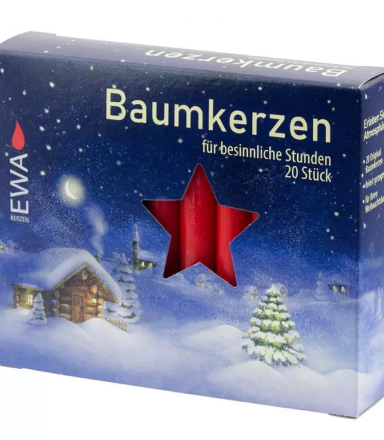 Clearance 20 Bougies Sapin De Noël, Baumkerzen 13 Mm Bougies Pour Sapin De Noël