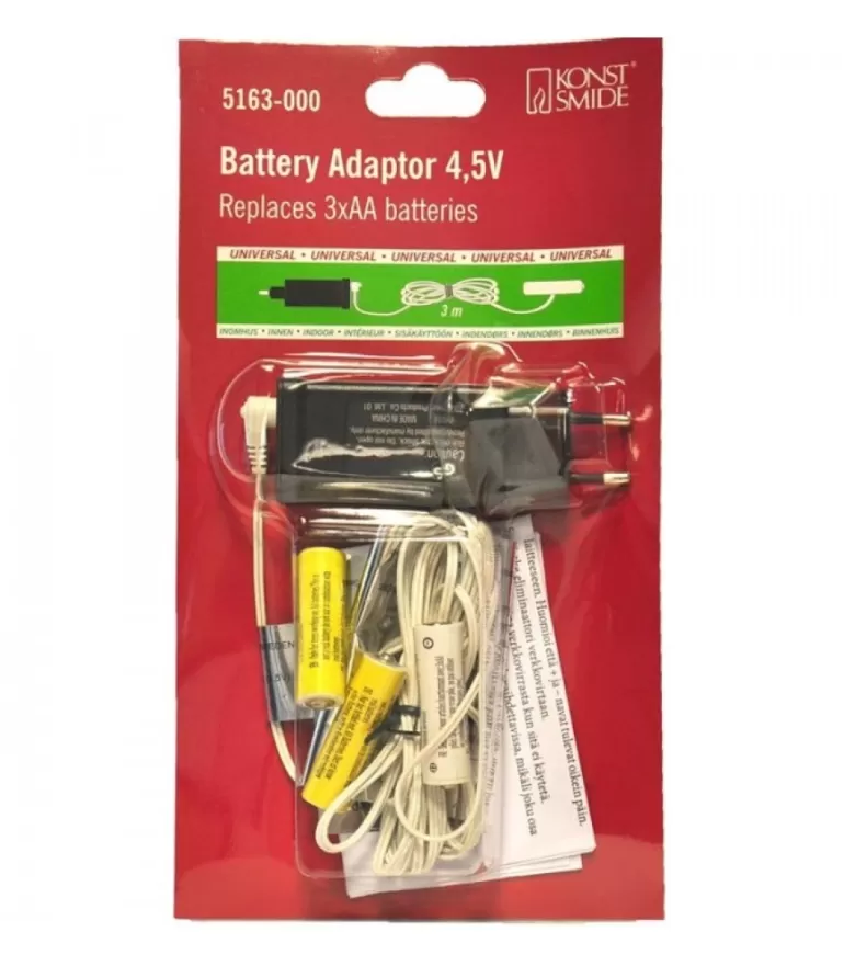Outlet Adaptateur Secteur Pour Articles Sur Piles 3 X 1,5 V Aa Adaptateur Secteur Pour Articles Sur Piles