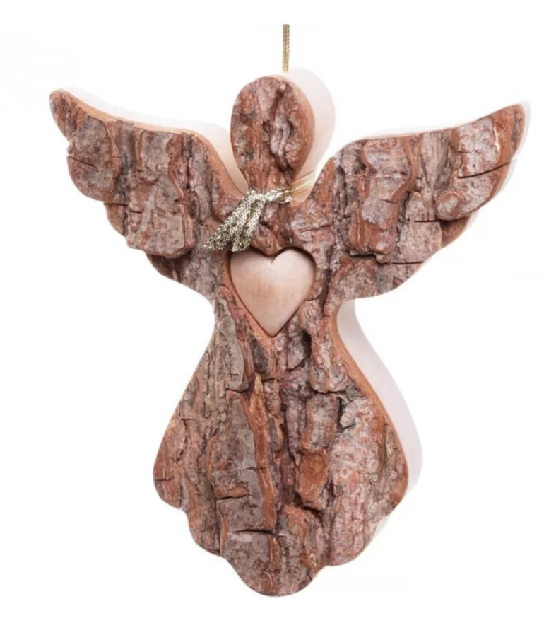Hot Ange De Noël A Suspendre Avec Un Coeur, 12 Cm Anges De Noël Pour Sapin