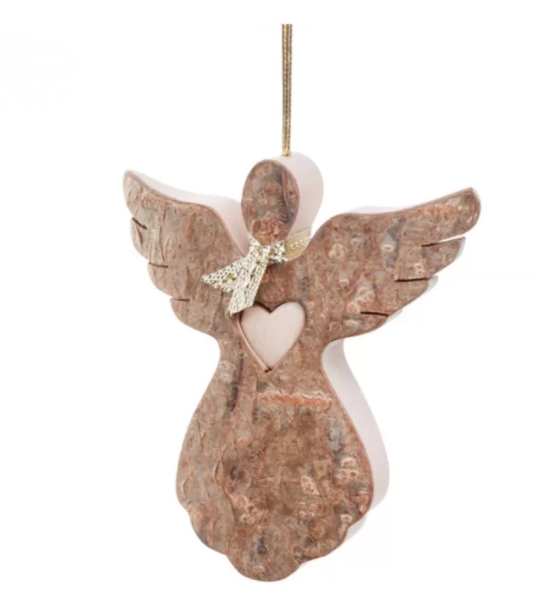 New Ange De Noël A Suspendre Avec Un Coeur, 6,5 Cm Anges De Noël Pour Sapin