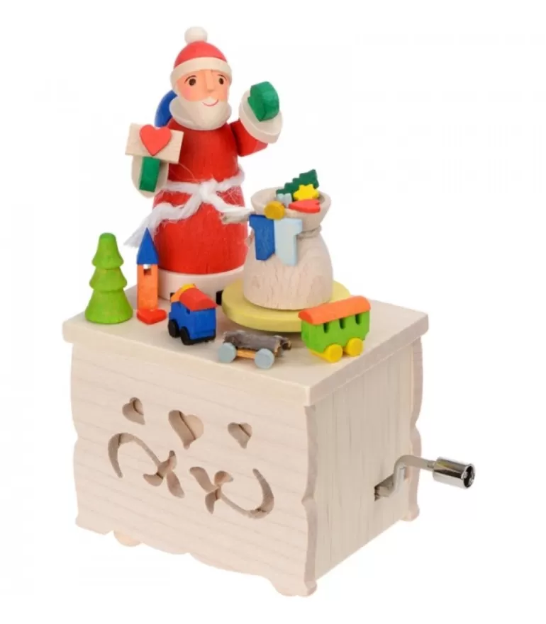 Shop Boite A Musique Enfant A Manivelle, Père Noël Et Jouets Boite A Musique Noël