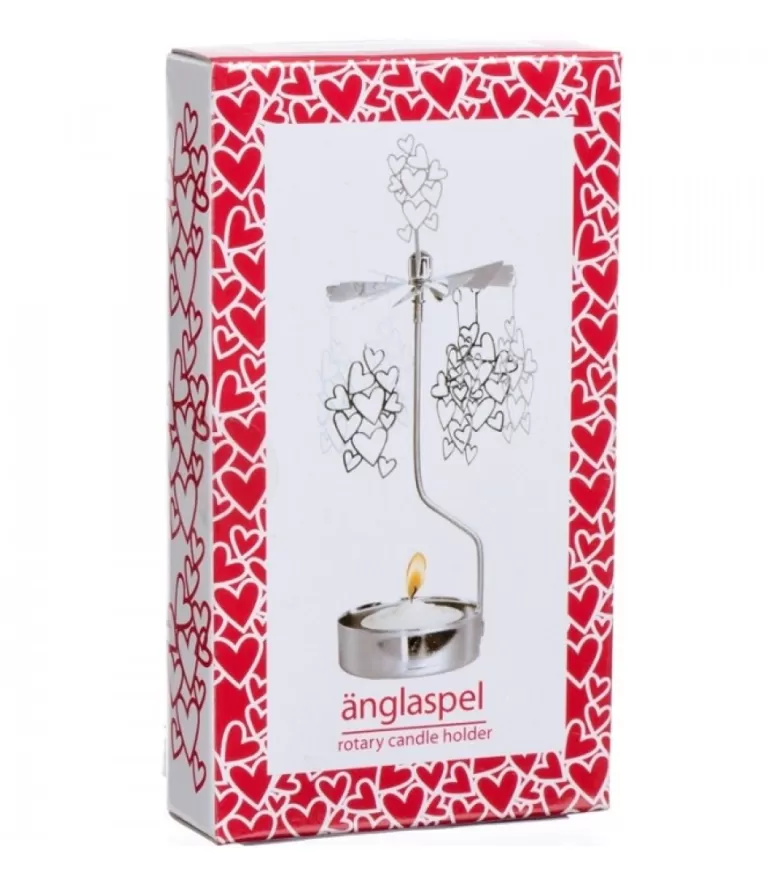 Flash Sale Bougeoir Carrousel Petits Coeurs Saint-Valentin Bougeoirs Carrousels Photophore De Noël