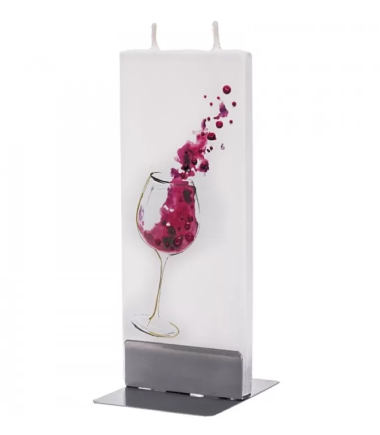 Outlet Bougie Design Verre De Vin Rouge Bougies Décoratives