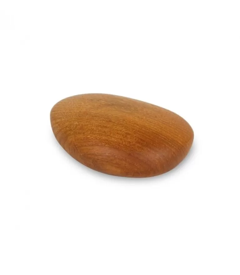 Cheap Caillou En Bois Poli Teinte, 5,5 Cm Objet Déco Bois