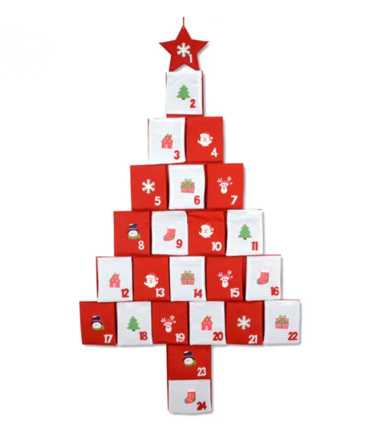 New Calendrier De L'Avent Pour Enfant Forme Sapin Calendrier De L'Avent