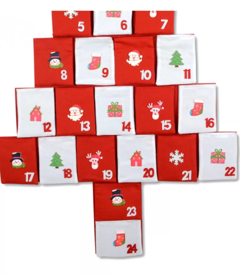 New Calendrier De L'Avent Pour Enfant Forme Sapin Calendrier De L'Avent