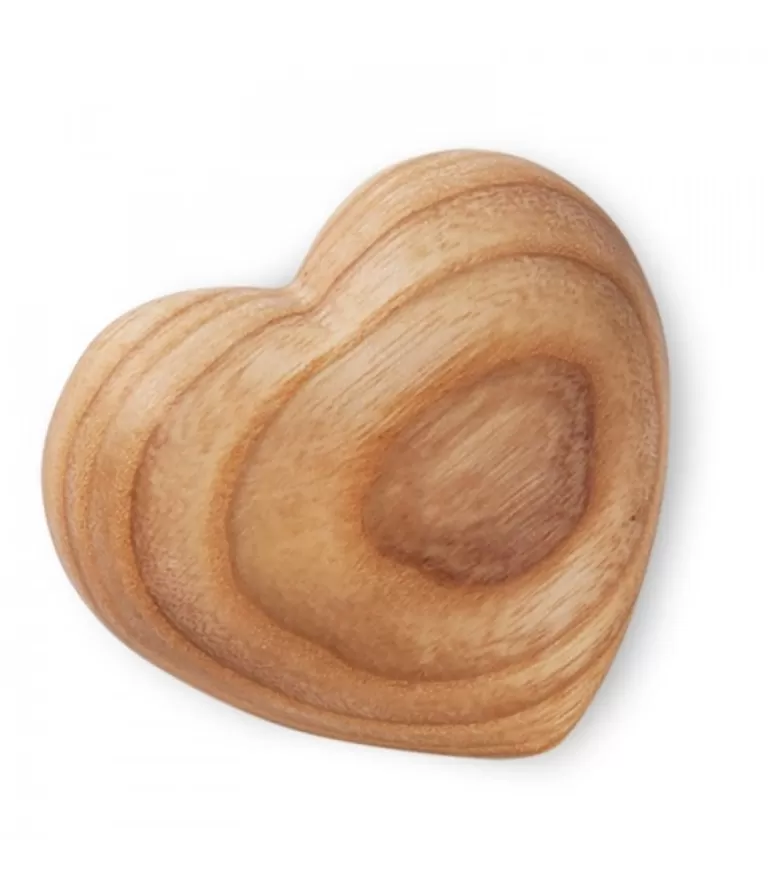 Hot Coeur En Bois, 6 Cm Coeur En Bois