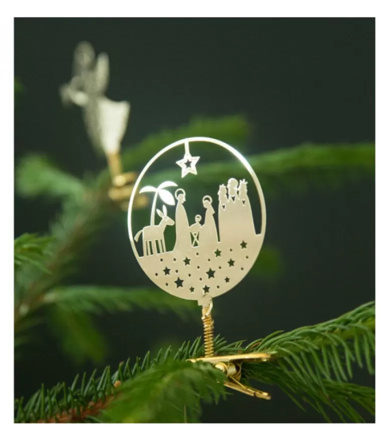 Fashion Crèche Nativite A Clipser Sur Le Sapin De Noël Déco De Noël Scandinave