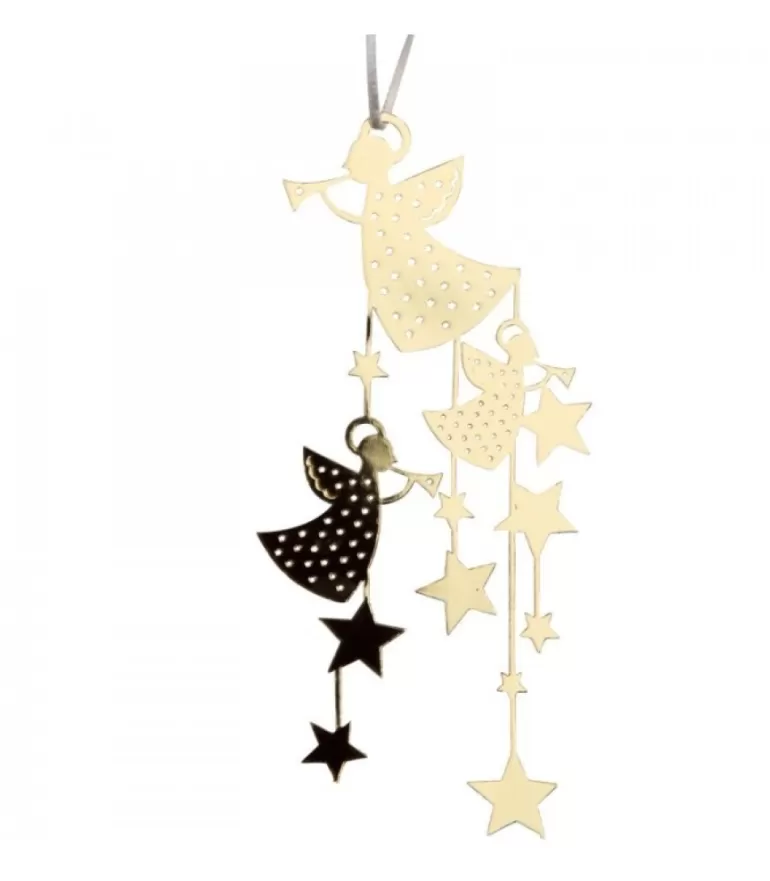 Clearance Déco Sapin Design, Anges Avec Etoiles Déco De Noël Scandinave