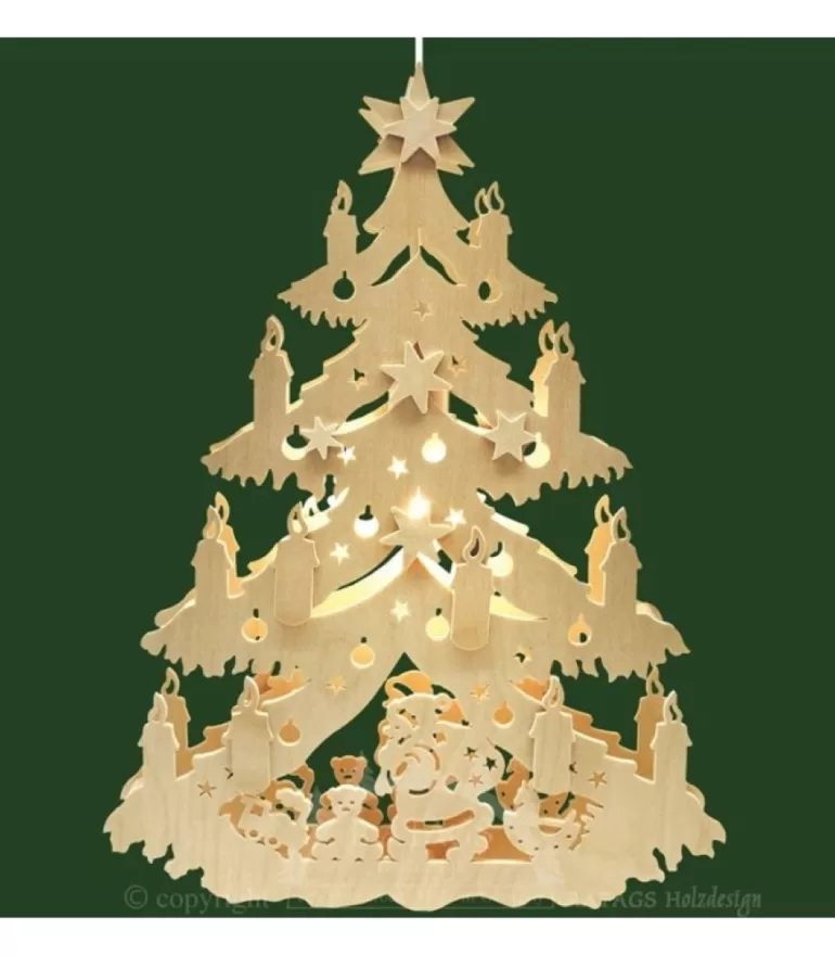 Online Décoration De Noël Pour Chambre D'Enfant, Sapin Electrique A Suspendre Sapin Lumineux Led