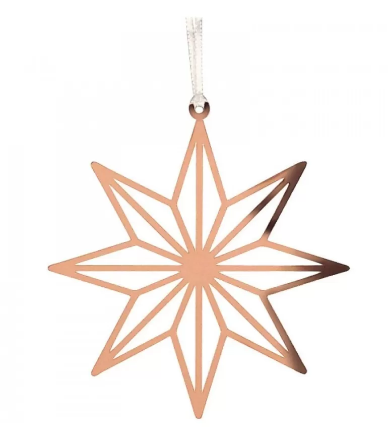 Hot Etoile Cuivre A Accrocher Déco De Noël Scandinave