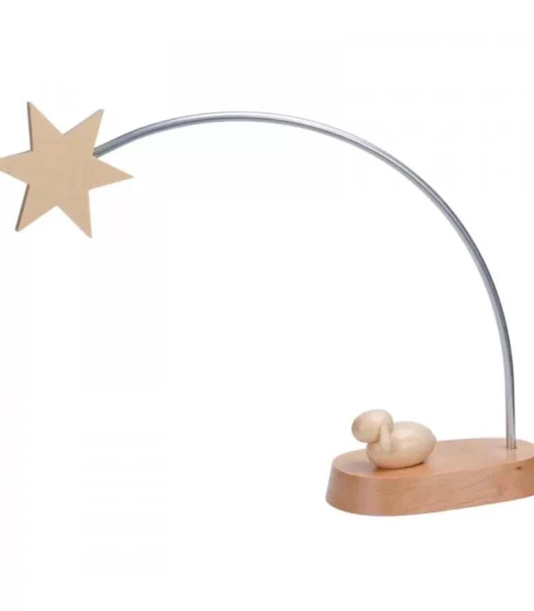 Cheap Etoile De Noël Electrique A Led Sur Socle, 21 Cm Crèche De Noël Moderne