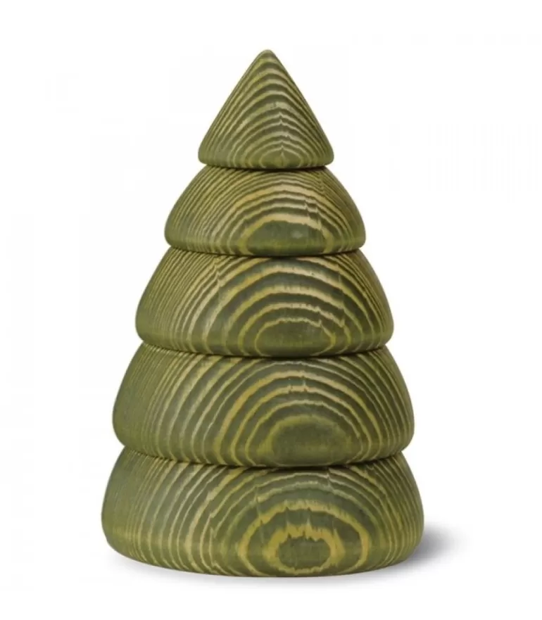 Clearance Grand Sapin De Noël En Bois Design, 14 Cm, Vert Sapin De Noël Design