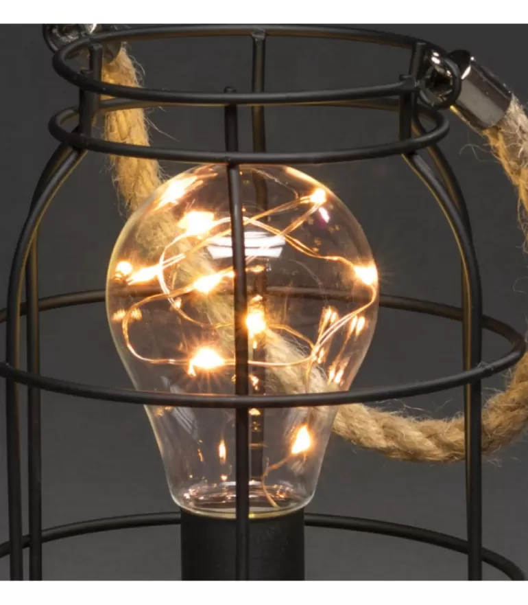 Online Lanterne Lumineuse A Led En Metal, Ronde, 18 Cm Guirlande Lumineuse Intérieure À Led