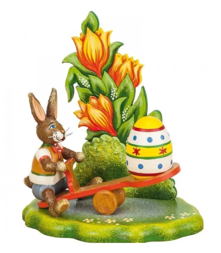 Cheap Lapin De Paques En Bois Avec Balancoire Lapins En Bois De Paques