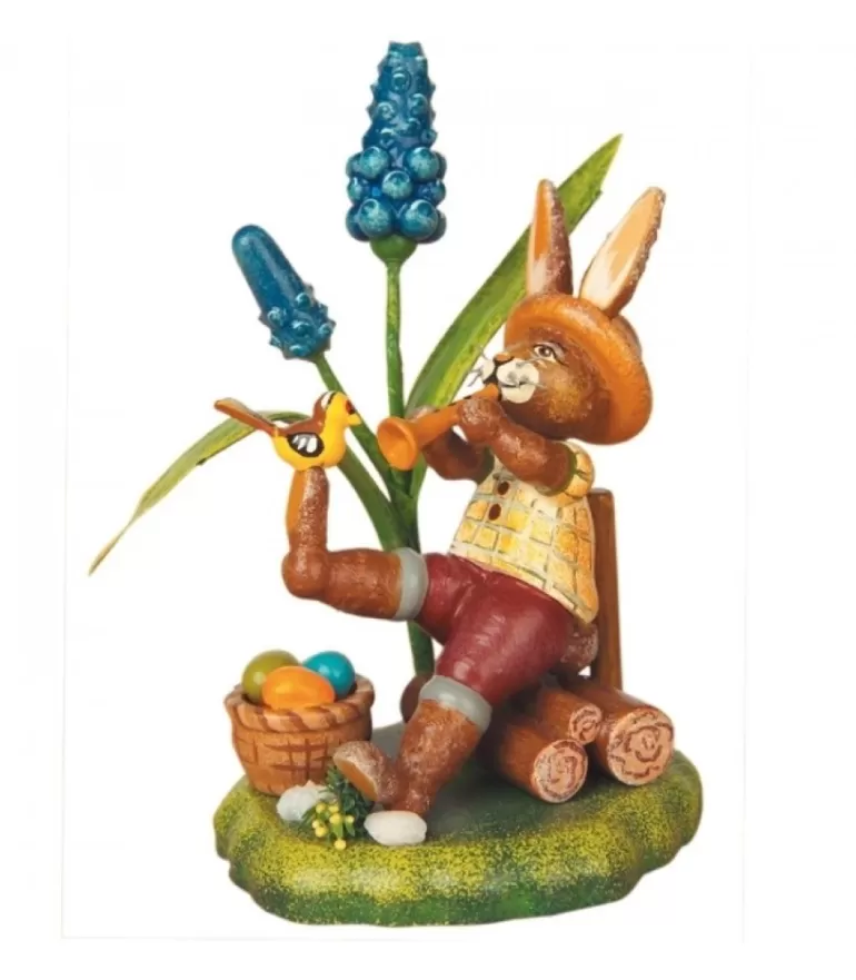 Best Lapin De Paques En Bois Joueur De Flute Lapins En Bois De Paques