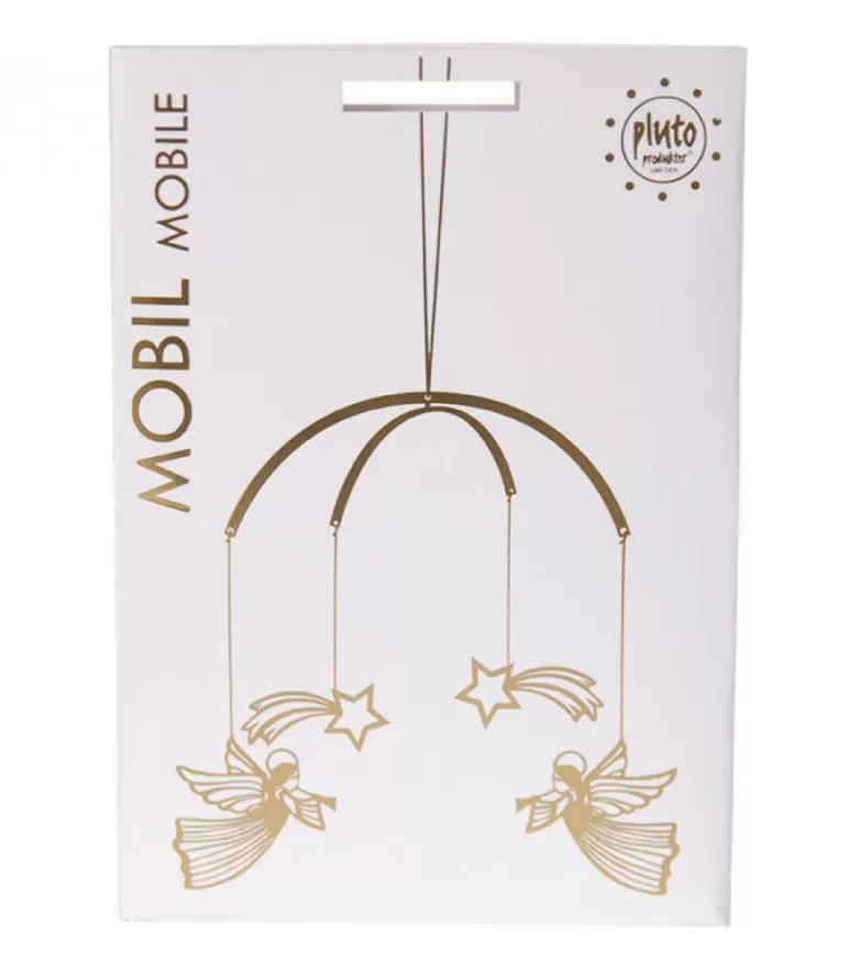 Cheap Mobile De Noël A Suspendre, Anges Dores Volants Et Etoiles Déco De Noël Scandinave