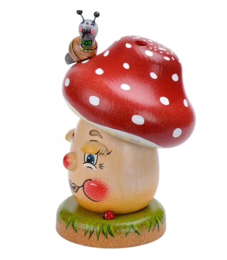 Shop Personnage Brule-Encens Champignon Joyeux Bonhommes Fumeurs D'Encens Allemand