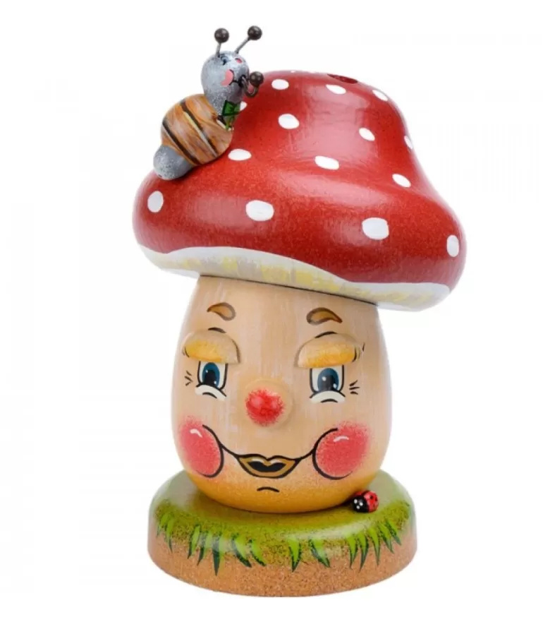 Shop Personnage Brule-Encens Champignon Joyeux Bonhommes Fumeurs D'Encens Allemand