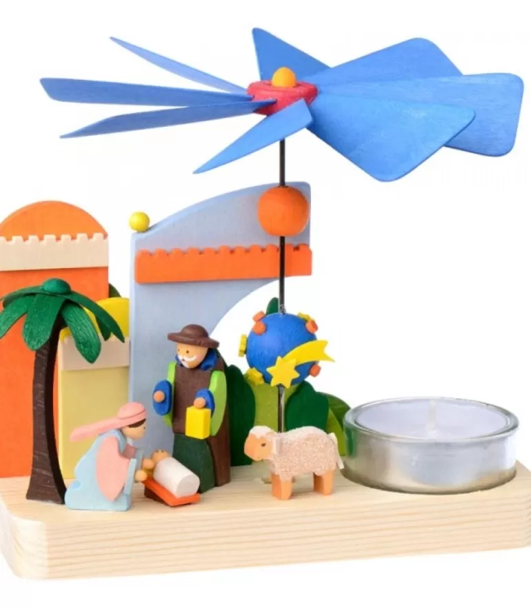 Cheap Petit Carrousel En Bois Crèche De Noël Manèges De Noël