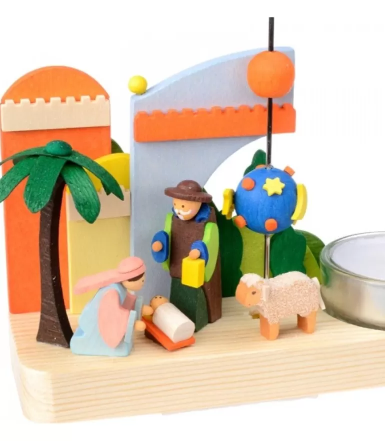 Cheap Petit Carrousel En Bois Crèche De Noël Manèges De Noël