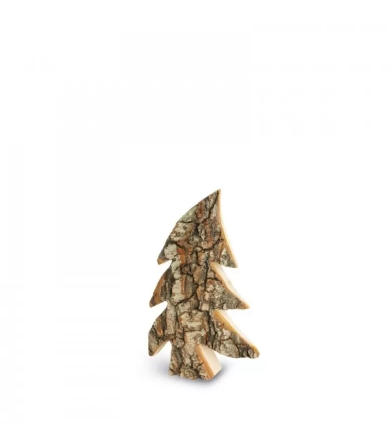 Best Petit Sapin En Bois, Forme Penchee, 7 Cm Sapins En Bois