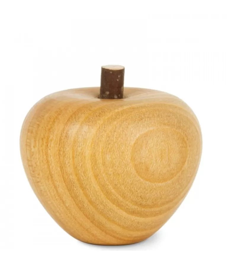 Clearance Petite Pomme En Bois Poli, 4 Cm Objet Déco Bois