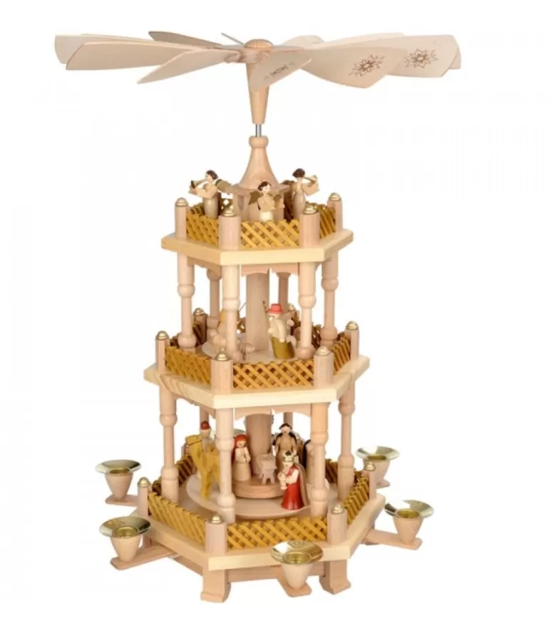 Hot Pyramide D'Allemagne Avec 2 Etages Pyramides De Noël Allemandes