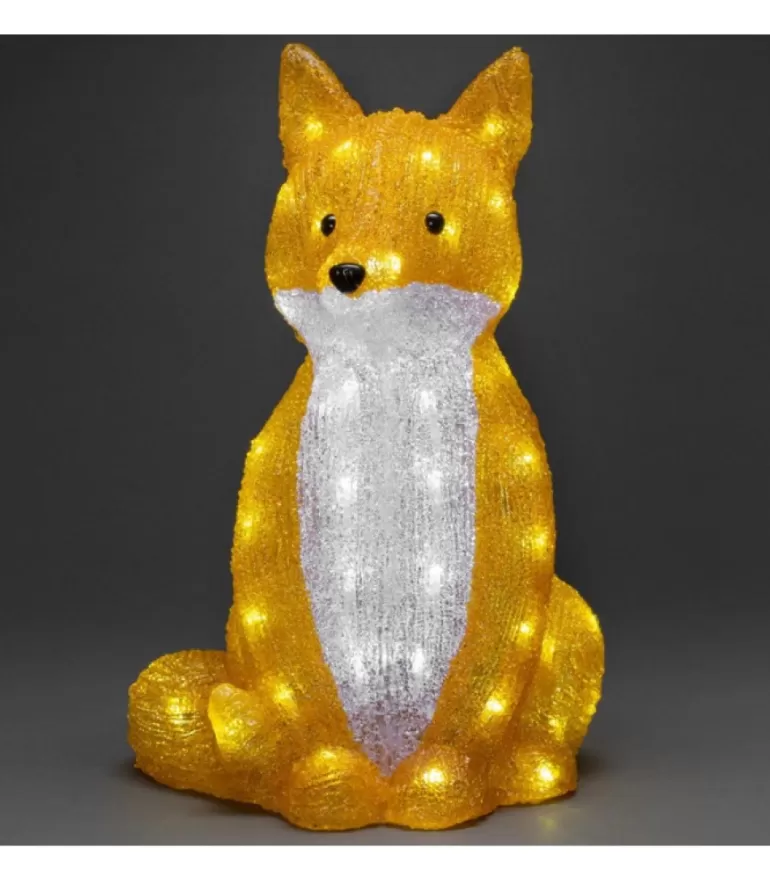 Cheap Renard Lumineux A Led En Acrylique, 40 Cm Oiseaux Lumineux Et Animaux Lumineux