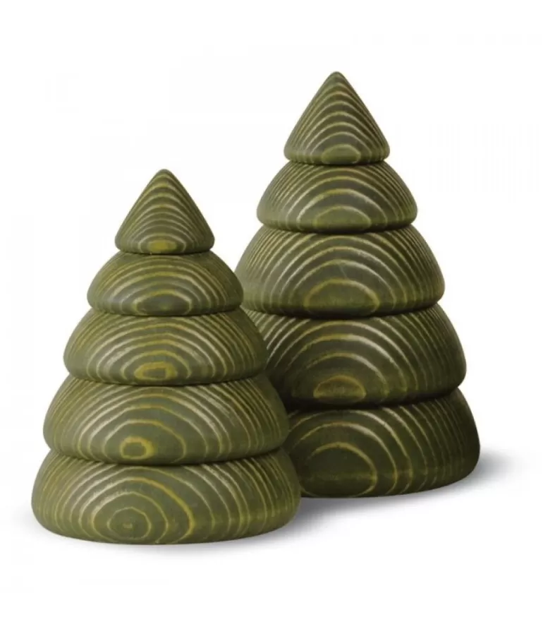 Cheap Sapin De Noël En Bois Design, 11,5 Cm, Vert Sapin De Noël Design