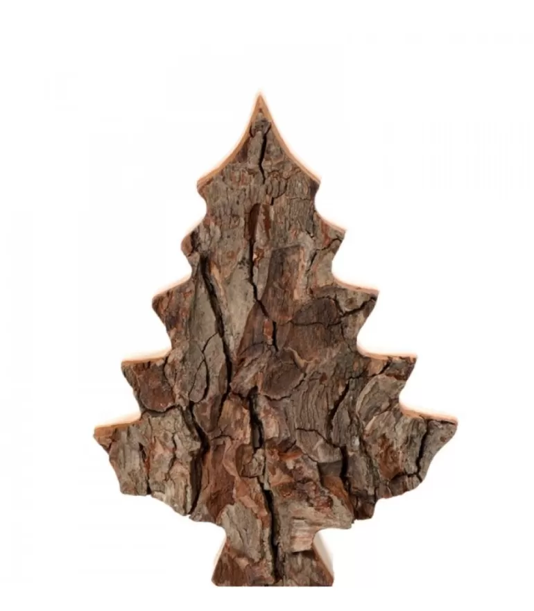 Hot Sapin En Bois Déco En Ecorce 15 Cm Sapins En Bois