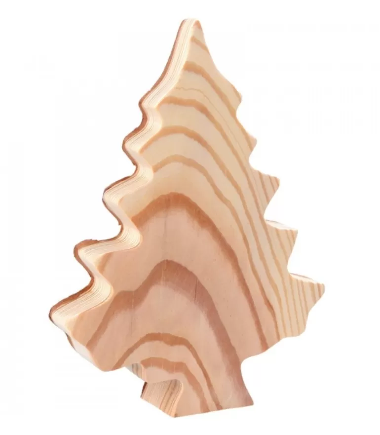 Discount Sapin En Bois Déco En Ecorce 20 Cm Sapins En Bois