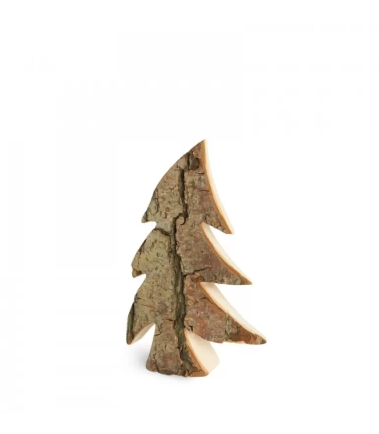 Discount Sapin En Bois, Forme Penchee, 12 Cm Sapins En Bois