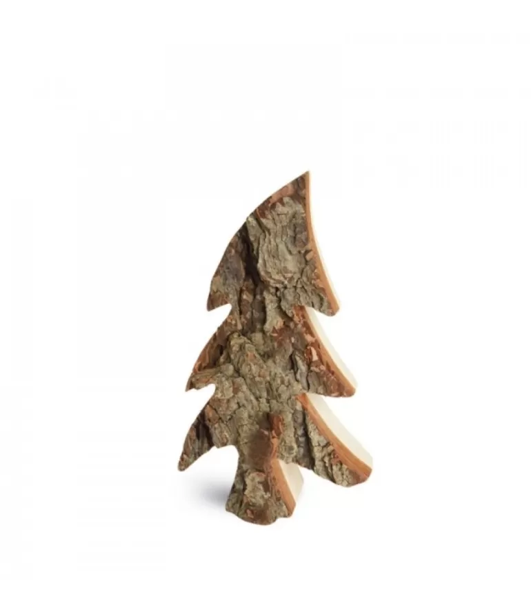 Cheap Sapin En Bois, Forme Penchee, 15 Cm Sapins En Bois