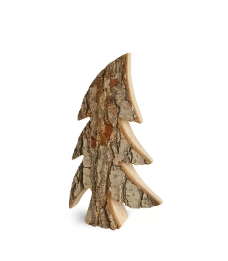 Best Sapin En Bois, Forme Penchee, 21 Cm Sapins En Bois