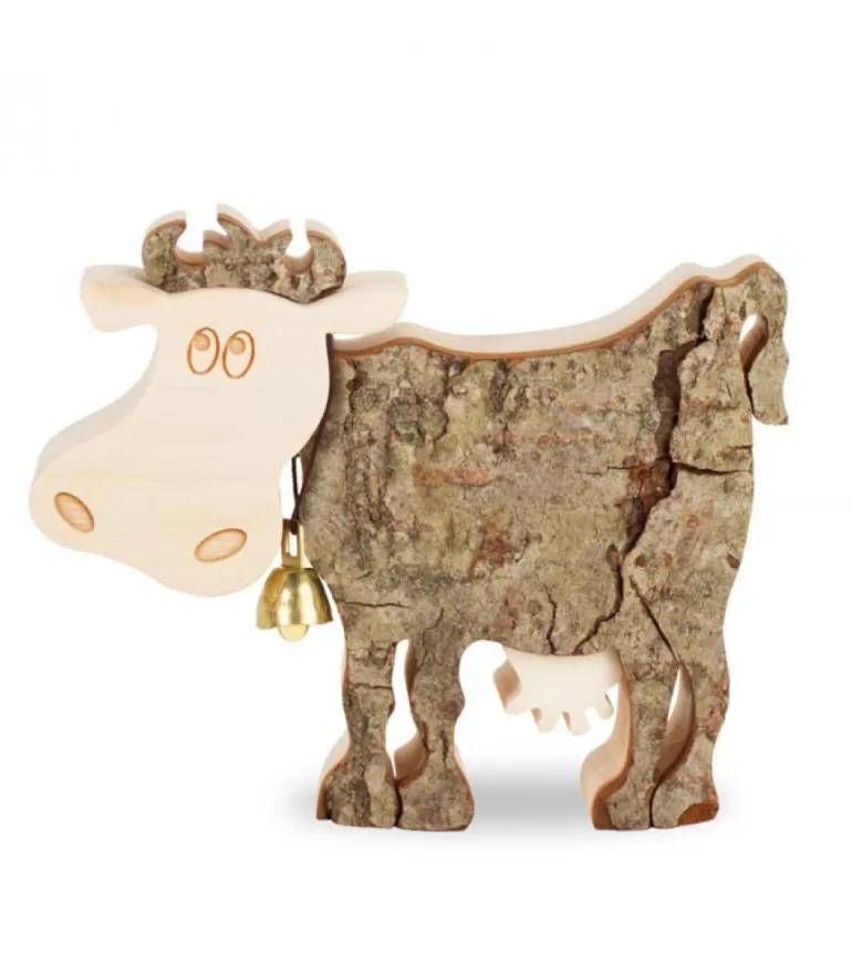 Cheap Vache En Bois, 9 Cm Animaux En Bois