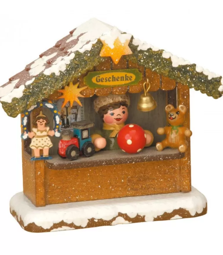 Cheap Village Noël Miniature, Chalet Marche De Noël Vendeur De Jouets Village De Noël Miniature